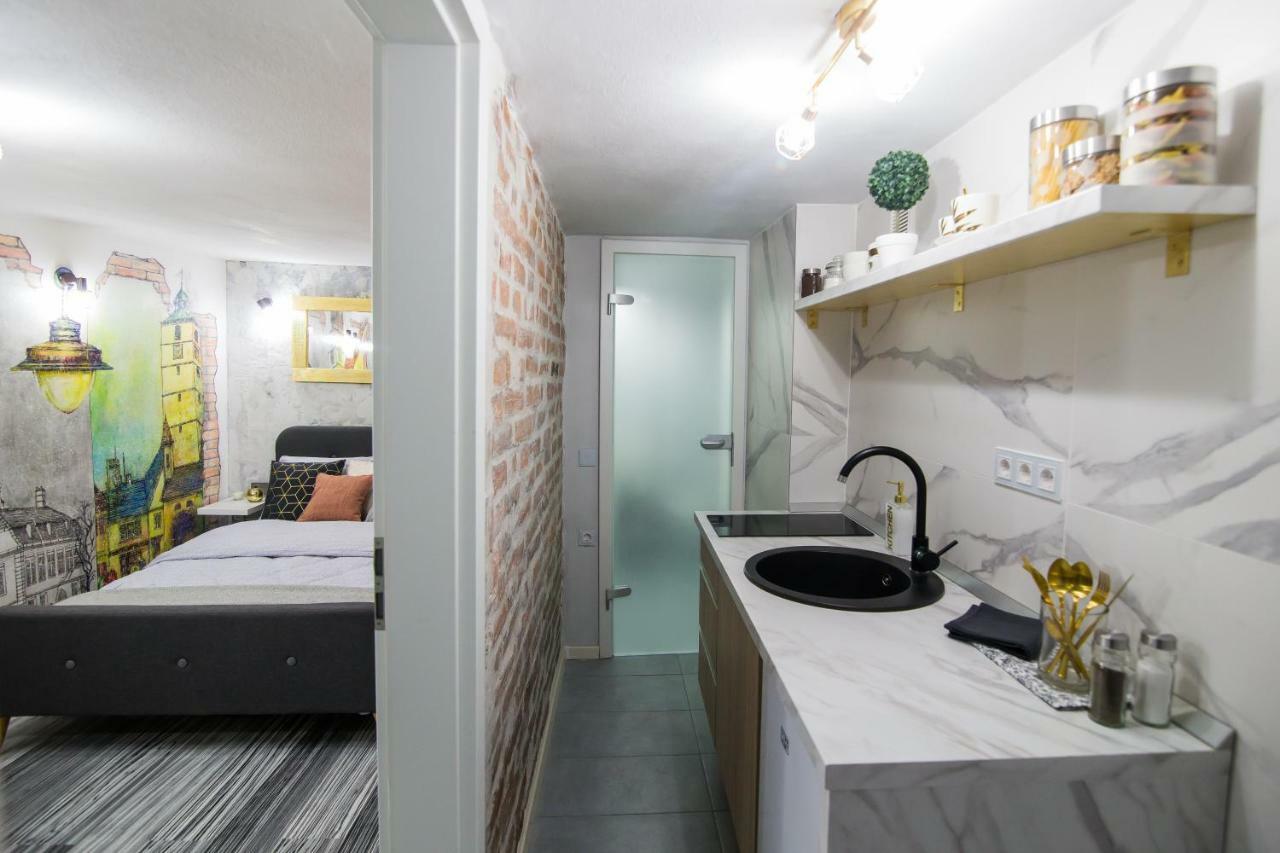 Old Town Studio Apartment シビウ エクステリア 写真
